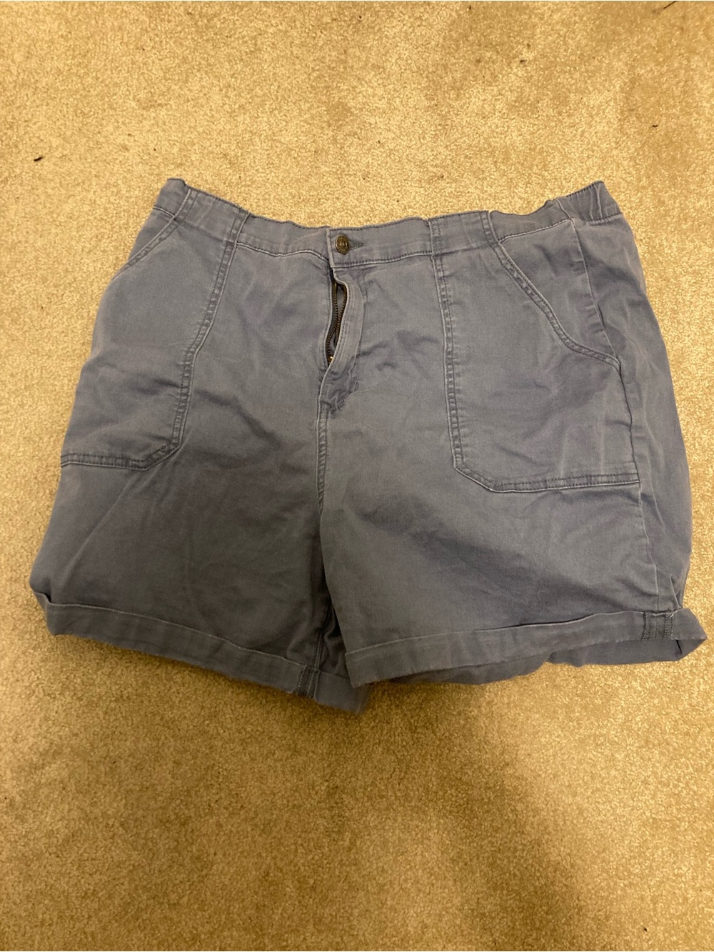 Gloria Vanderbilt Casual Women's Shorts in Slate Blue